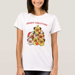T-shirt Carlin Noël Arbre Joyeux Noël
