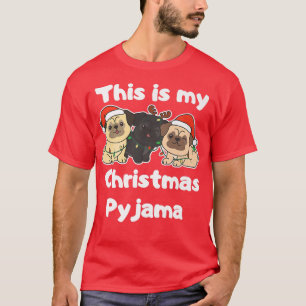 T-shirt Carlin Noël C'Est Mon Pyjama De Noël