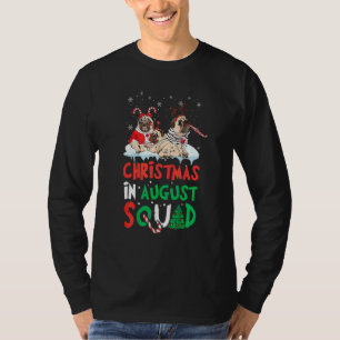 T-shirt Carlin Noël En Août Équipe Été Xmas Mignon