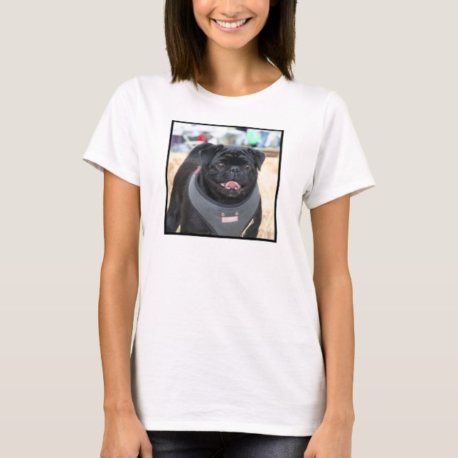 T-shirt Carlin noir (Devant)