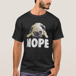 T-shirt Carlin Nope Lazy Funny Mignonnes Hommes Enfants Ga