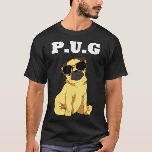 T-shirt Carlin P.U.G Carlin Lover Chien Carlin Chien Chien