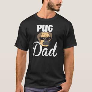 T-shirt Carlin Papa Chien race Carlins Père Animal Proprié