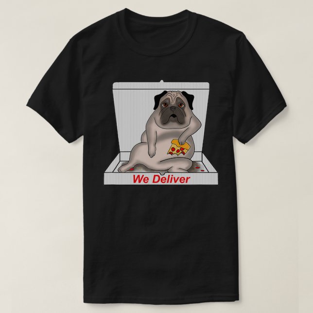 T-shirt Carlin Pizza (Design devant)