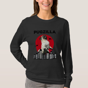 T-shirt Carlin Pugzilla Maman Carlin Papa Carlin animal Ca