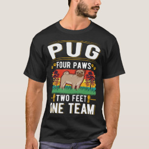 T-shirt Carlin quatre pattes deux pieds une équipe