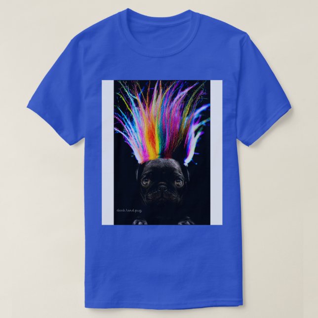 T-shirt Carlin Rainbow Hair (Design devant)