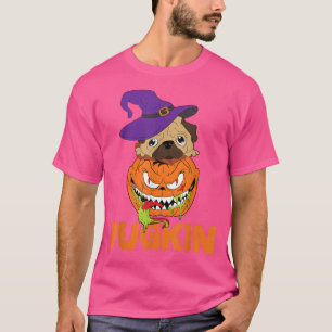 T-shirt Carlin sorcière Citrouille Halloween Enfants Homme