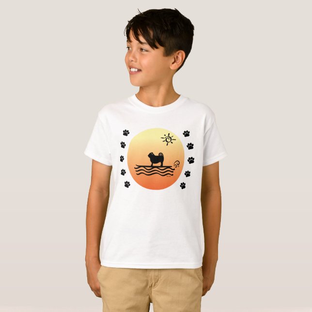 T-shirt carlin Surf (Devant entier)