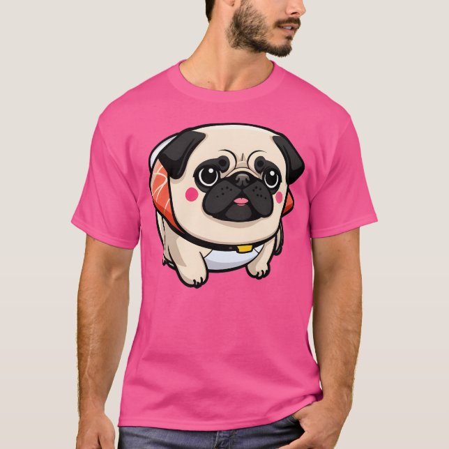 T-shirt Carlin Sushi mignon (Devant)
