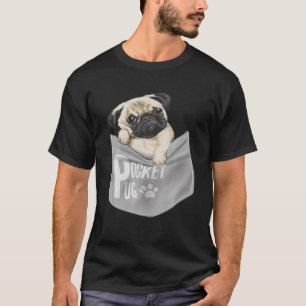 T-shirt Carlin Vêtements Pour Chien Maman Papa Idée Cadeau
