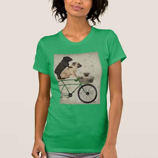 T-shirt Carlins à vélo (Devant)