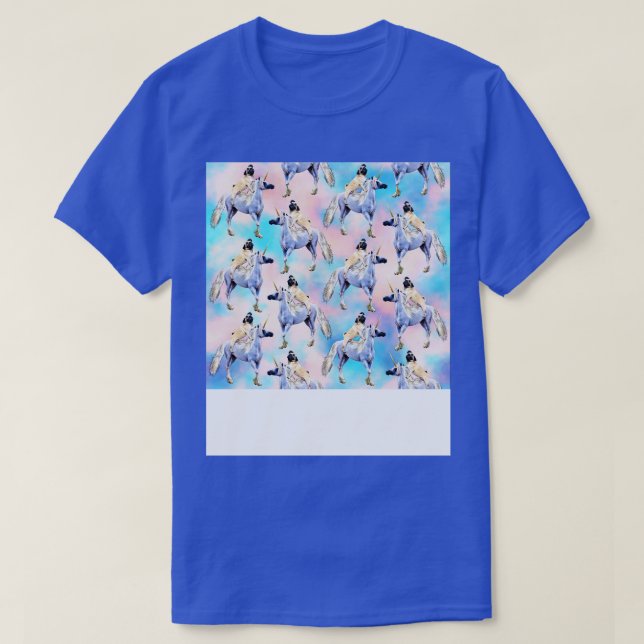 T-shirt Carlins et licornes (Design devant)