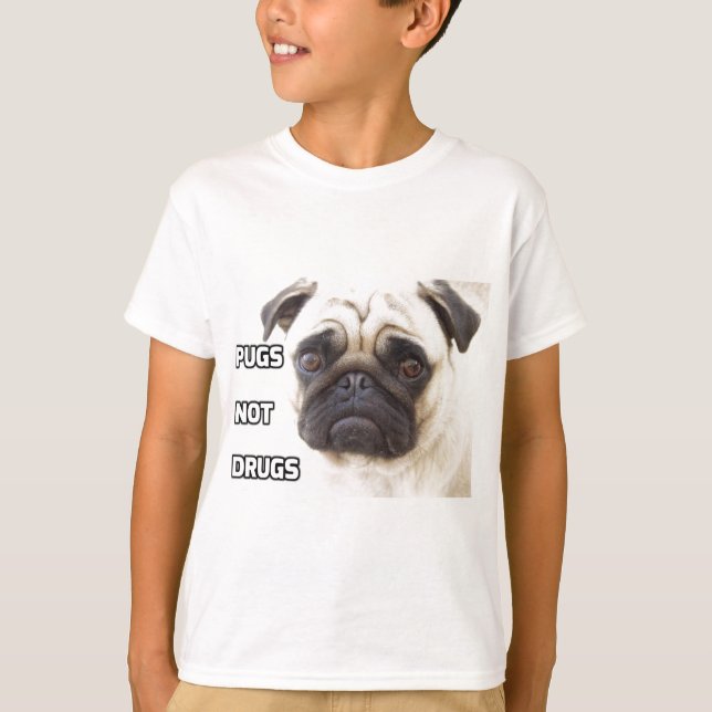 T-shirt Carlins et non drogues (Devant)
