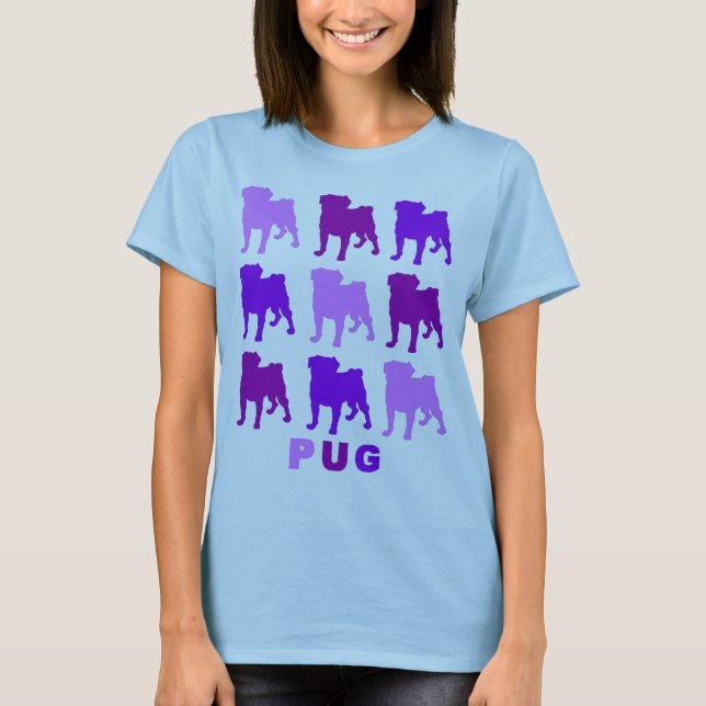 T-shirt Carlins violets (Devant)