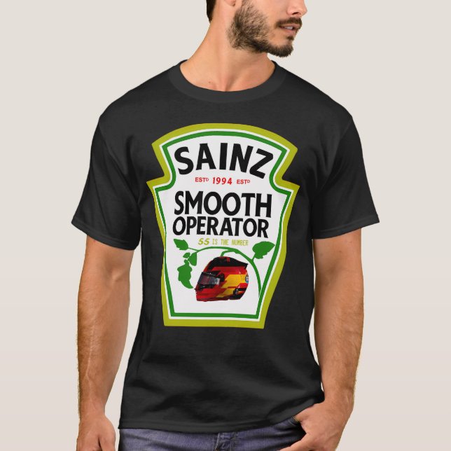 T-shirt Carlos Sainz Smooth Operator 2023 (Devant)