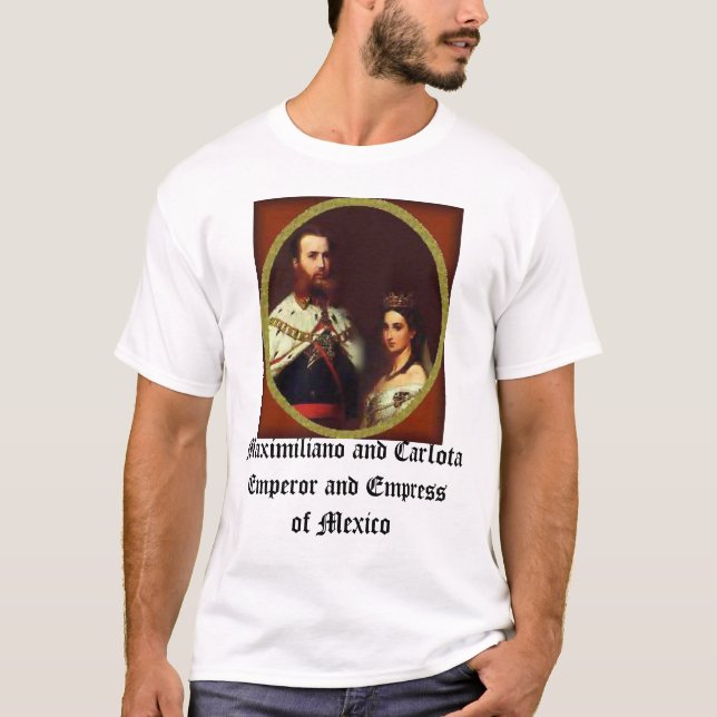 T-shirt Carlota y Maximiliano, Maximiliano et CarlotaE… (Devant)