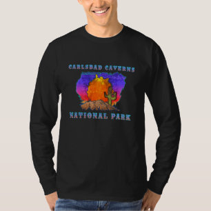 T-shirt Carlsbad Caverns National Park Desert Sunset Scene