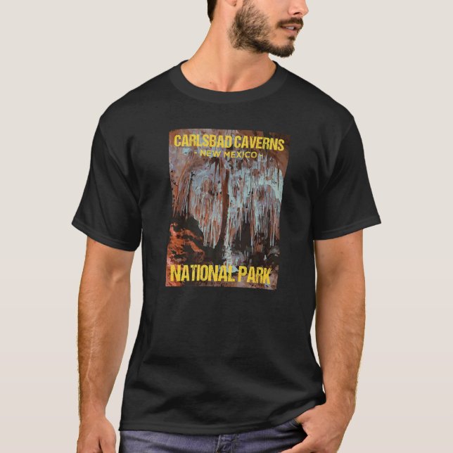 T-shirt Carlsbad Caverns National Park Nouveau-Mexique Pos (Devant)