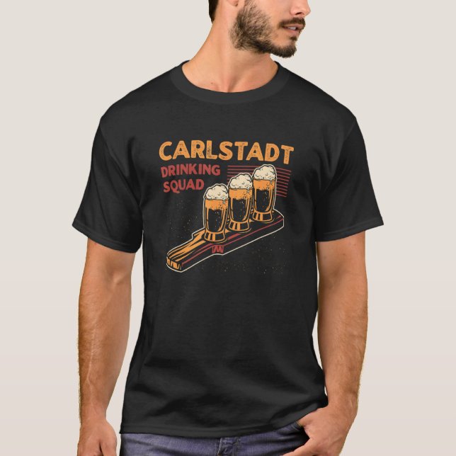 T-shirt Carlstadt Drad Squad New Jersey Beer Nj Booze (Devant)
