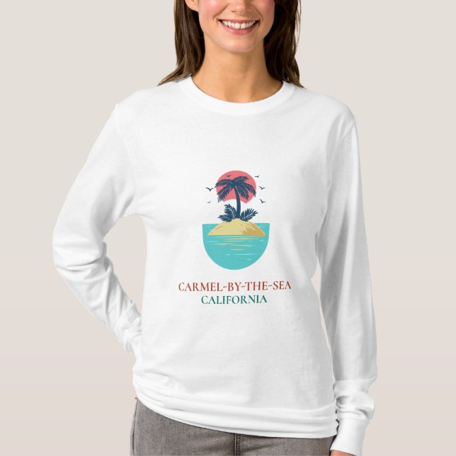 T-shirt Carmel-by-the-Sea - California Long Sleeve (Devant)