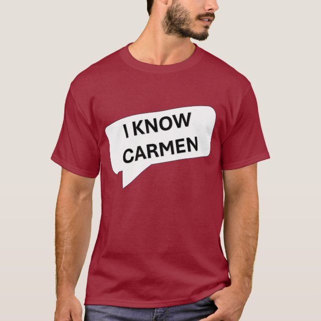 T-shirt Carmen ! (Devant)