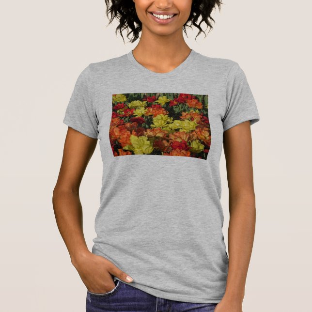 T-shirt Carnation Basic (gris) (Devant)