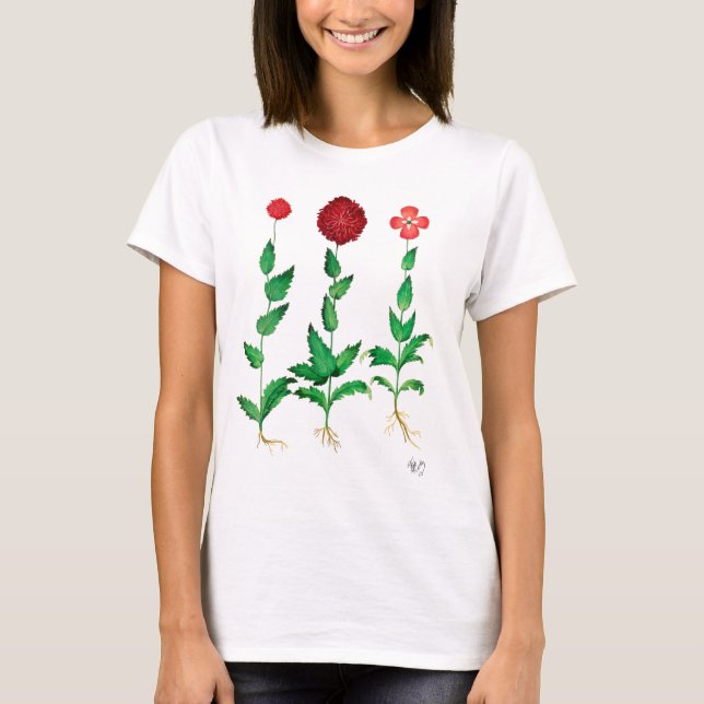 T-shirt Carnation italienne 2 (Devant)