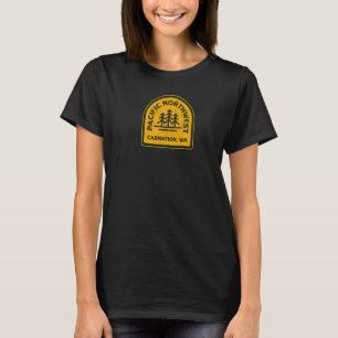 T-shirt Carnation vintage Washington Pacifique Nord-Ouest