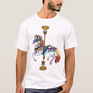 T-shirt Carnaval Carrousel Cheval Design