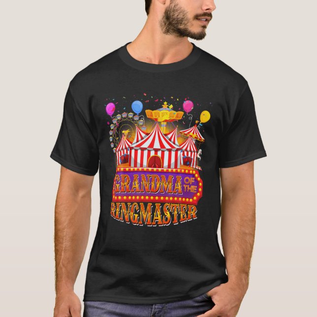T-shirt Carnaval De Cirque Grand-Mère Du Ringmaster (Devant)