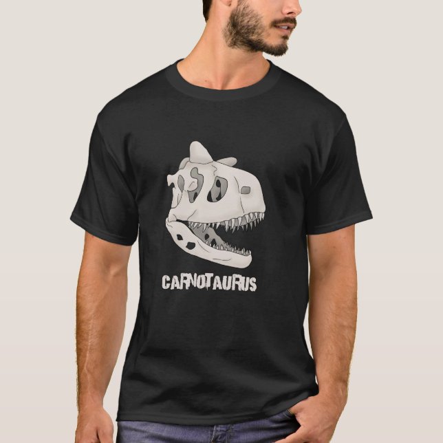 T-shirt Carnaval de Dinosaur Carnotaurus Fossiles Carnaval (Devant)