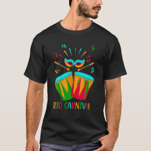 T-shirt Carnaval de Rio Brésil Festival Masque Rio Circus