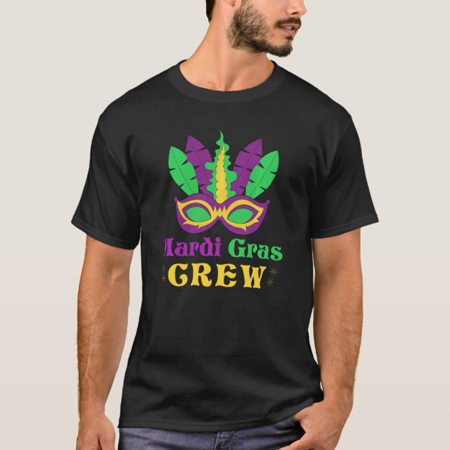 T-shirt Carnaval Mardi Gras Parade de l'équipage Costume d (Devant)