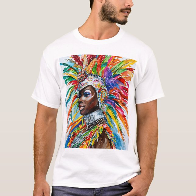 T-shirt Carnaval national de Saint-Kitts-et-Nevis (Devant)