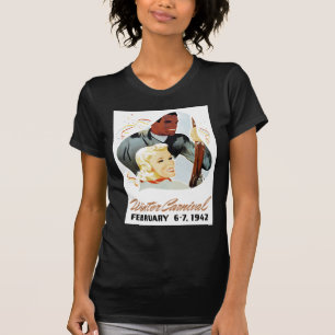 T-shirt Carnaval vintage d'hiver