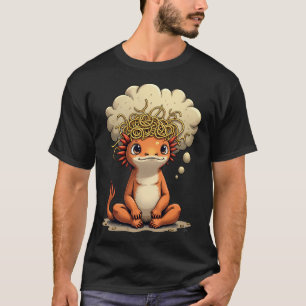 T-shirt Carnet Brun Sienne 'Réfléchissez à cette citation