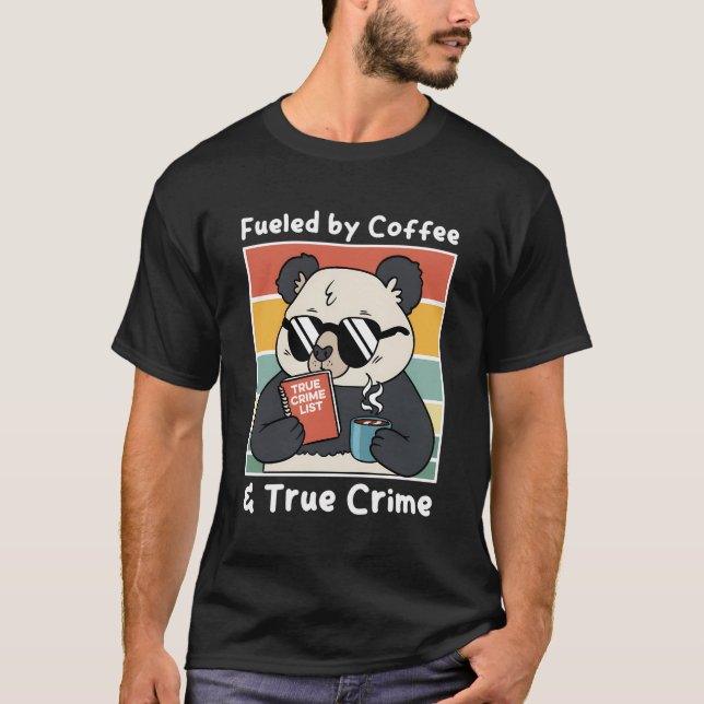T-shirt Carnet De Podcast Alimenté Par Le Louvage De Café  (Devant)