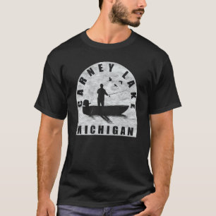 T-shirt Carney Lake Fishing Michigan