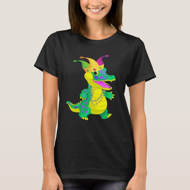T-shirt Carnival Alligator Mardi Gras 2023 Parade Party (Devant)