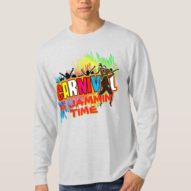 T-SHIRT CARNIVAL EST TEMPS DE FAIRE LA FÊTE (Devant)