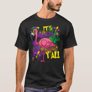 T-shirt Carnival Party Venin Idea Flamingo Mardi gras