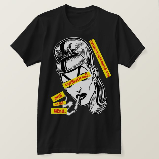 T-shirt Carnivorous™/Men on the Menu™/Punk (Design devant)