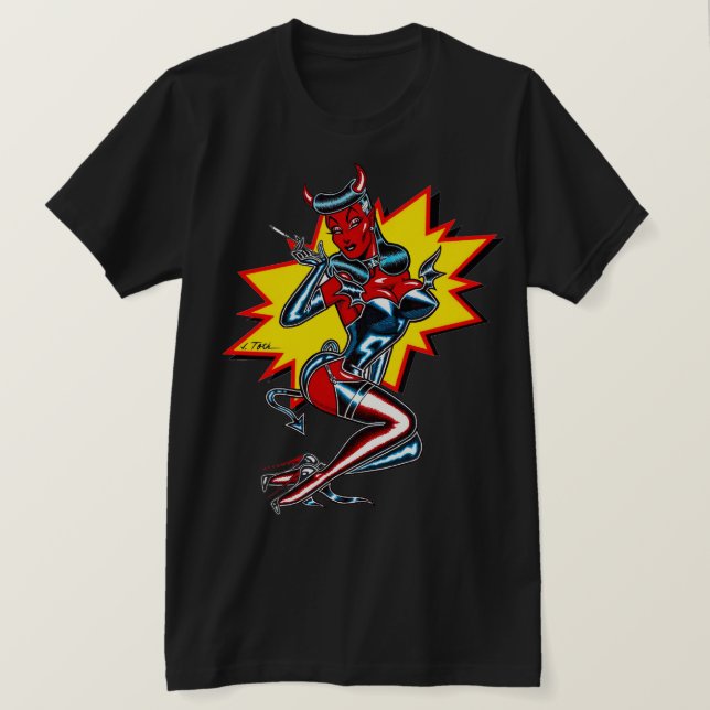 T-shirt Carnivorous™/Slinky She-Devil (Design devant)