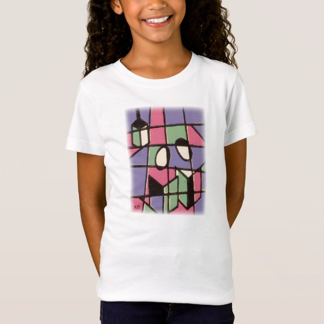 T-Shirt Carolages de vacances Impression bloc Vintage (Devant)