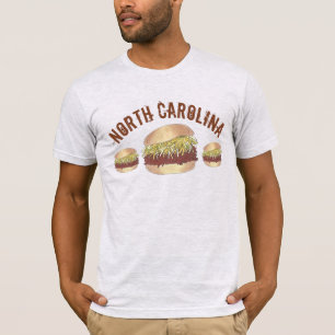 T-shirt Carolina Nord Style NC Pork Barbecue Sandwich Barb