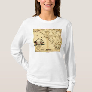 T-shirt Carolinas avec le nord à la carte de