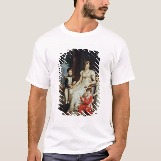 T-shirt Caroline Bonaparte et ses enfants (Devant)