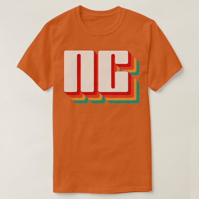 T-shirt Caroline du Nord (Design devant)