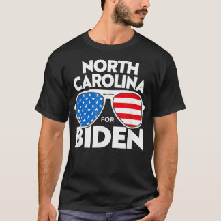 T-shirt Caroline du Nord pour Biden Cool oncle Joe Aviator
